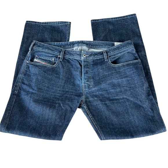 Diesel Industry Zatiny Regular Bootcut Jeans Dark Wash 100% Cotton 36x32 GUC - Picture 3 of 14